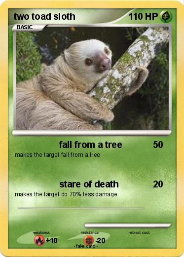 Pokemon two toad sloth