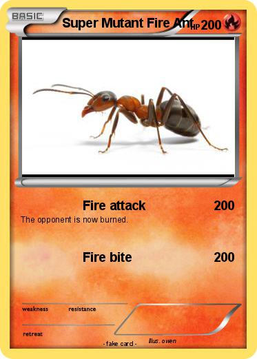 Pokemon Super Mutant Fire Ant