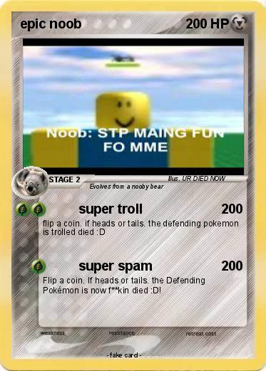 Pokemon epic noob Pokemon epic noob