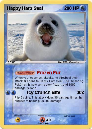 Pokemon Happy Harp Seal