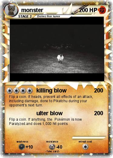 Pokemon monster