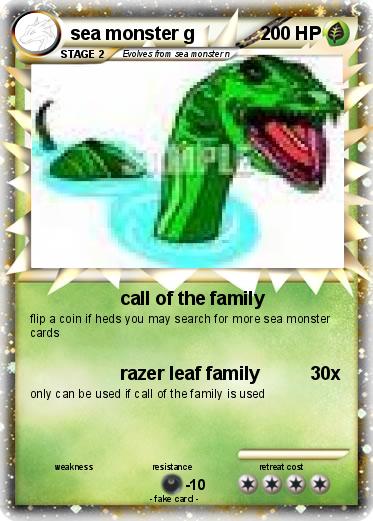 Pokemon sea monster g