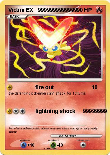 Pokemon Victini EX   9999999999999