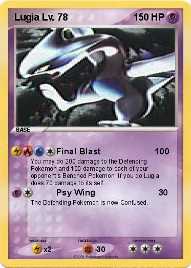 Pokemon Lugia Lv. 78