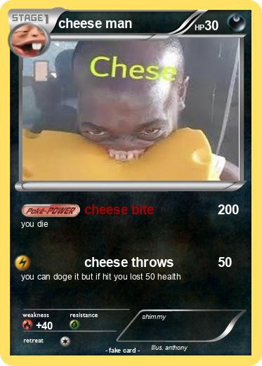 Pokemon cheese man