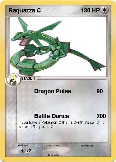 Pokemon Raquazza C