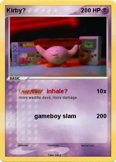 Pokemon Kirby?