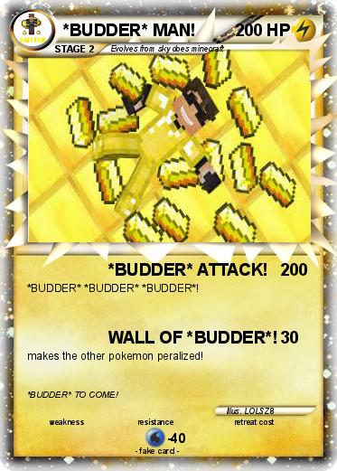 Pokemon *BUDDER* MAN!