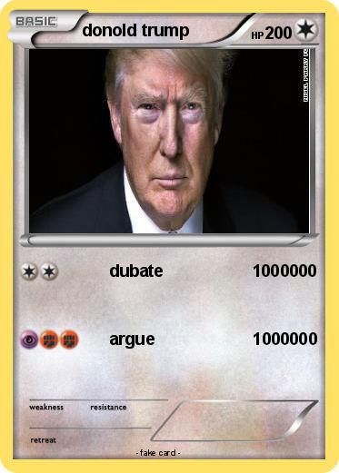 Pokemon donold trump