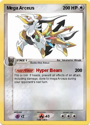 Pokemon Mega Arceus