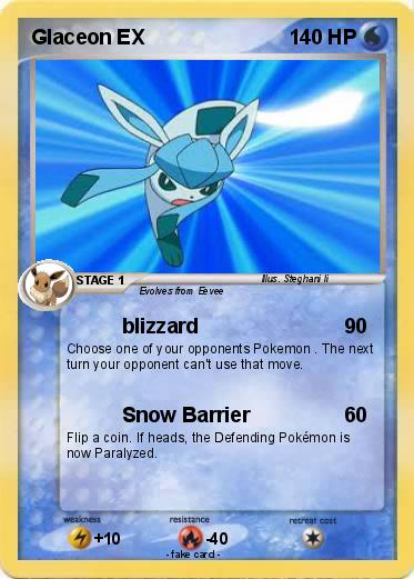 Pokemon Glaceon EX
