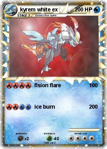 Pokemon kyrem white ex