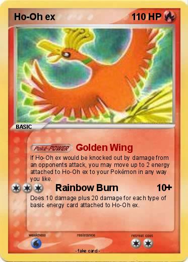 Pokemon Ho-Oh ex