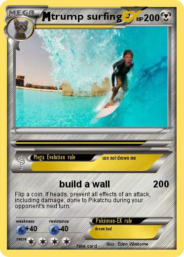 Pokemon trump surfing