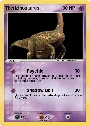 Pokemon Therizinosaurus