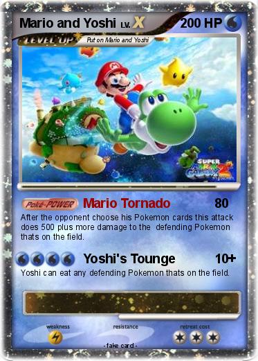 Pokemon Mario and Yoshi