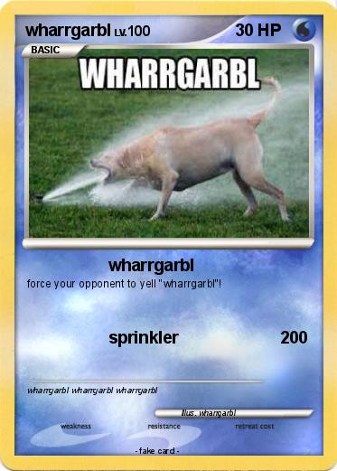 Pokemon wharrgarbl
