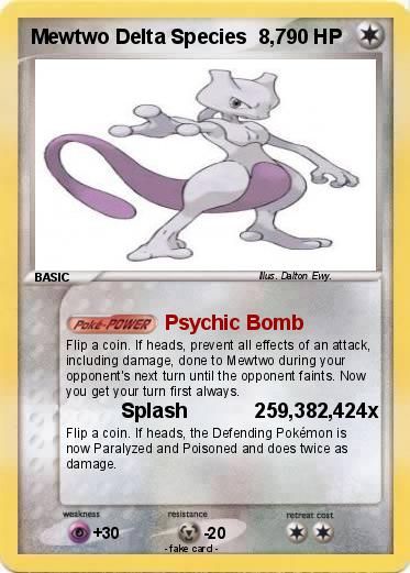 Pokemon Mewtwo Delta Species  8,7