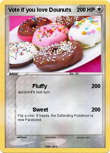 Pokemon Vote if you love Dounuts