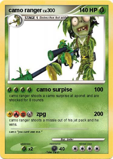 Pokemon camo ranger
