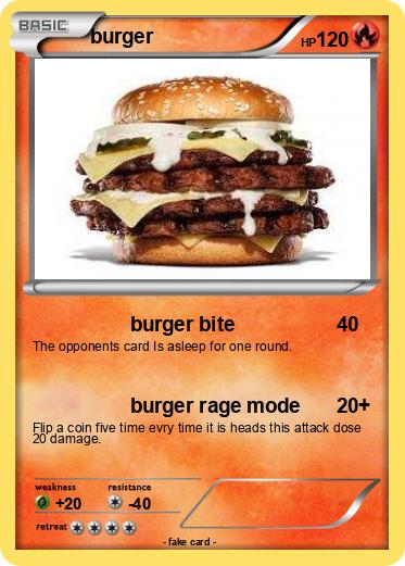 Pokemon burger