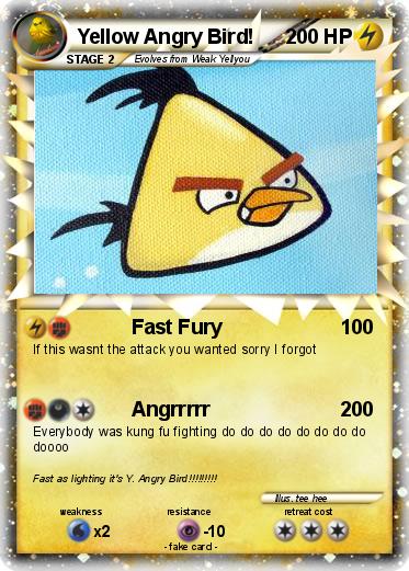 Pokemon Yellow Angry Bird!