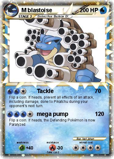 Pokemon M blastoise