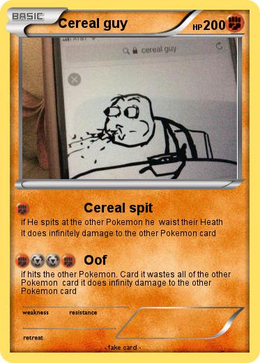 Pokemon Cereal guy