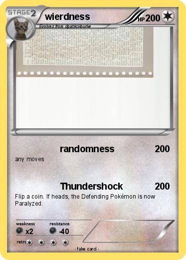 Pokemon wierdness