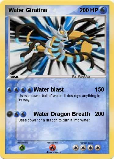 Pokemon Water Giratina