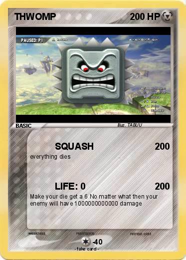 Pokemon THWOMP