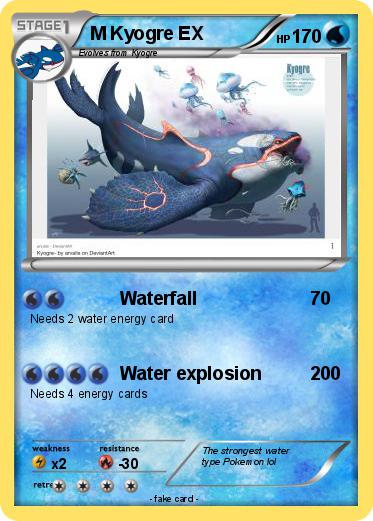 Pokemon M Kyogre EX