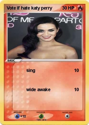 Pokemon Vote if hate katy perry