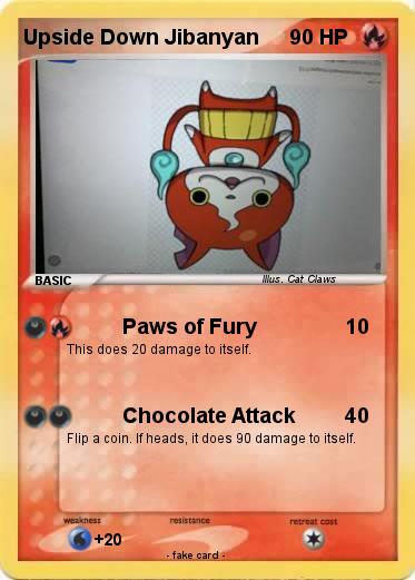 Pokemon Upside Down Jibanyan