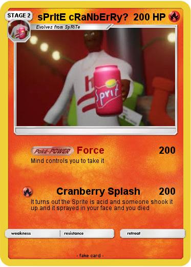 Pokemon sPrItE cRaNbErRy?