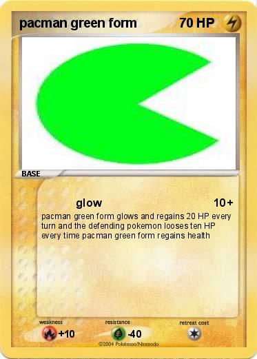 Pokemon pacman green form