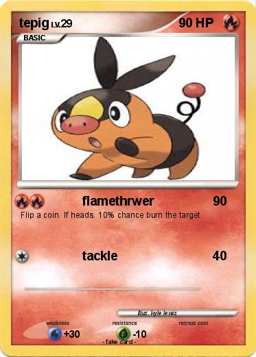 Pokemon tepig