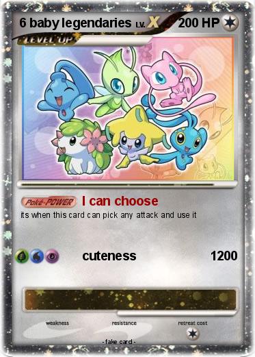 Pokemon 6 baby legendaries