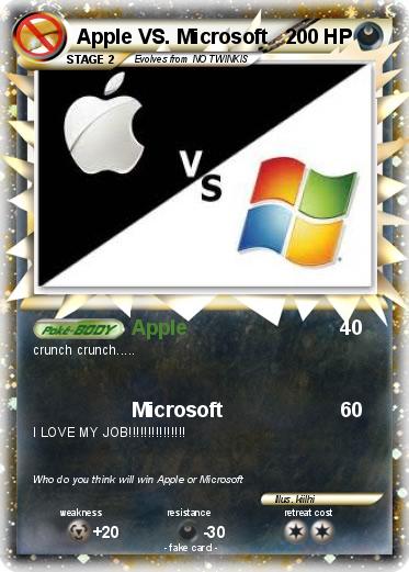 Pokemon Apple VS. Microsoft