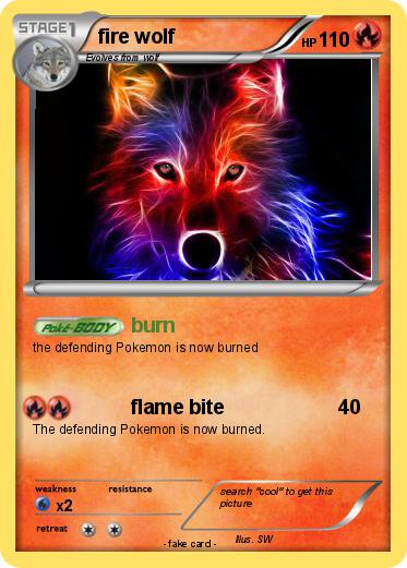 Pokemon fire wolf
