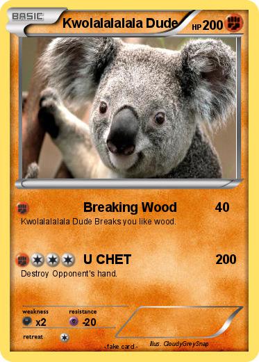 Pokemon Kwolalalalala Dude