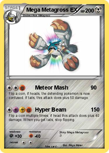 Pokemon Mega Metagross EX