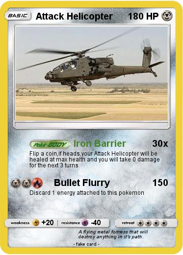 Pokemon Attack Helicopter