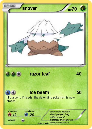 Pokemon snover