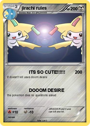 Pokemon jirachi rules