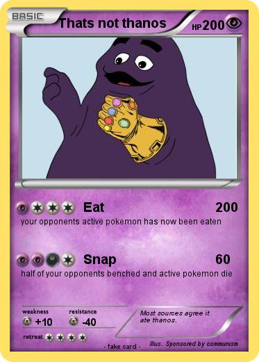 Pokemon Thats not thanos