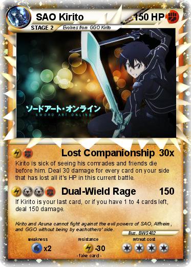 Pokemon SAO Kirito