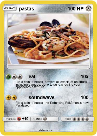 Pokemon pastas
