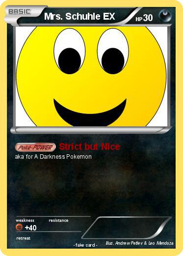 Pokemon Mrs. Schuhle EX
