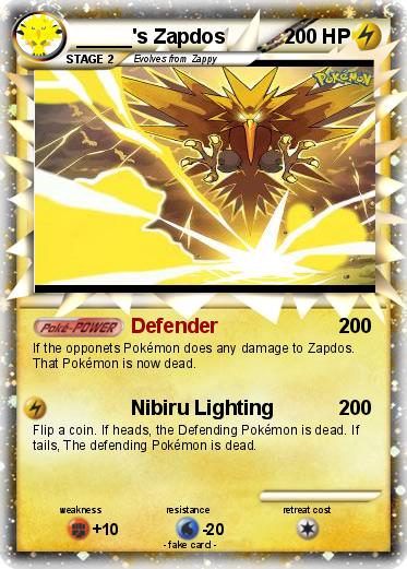 Pokemon _____'s Zapdos
